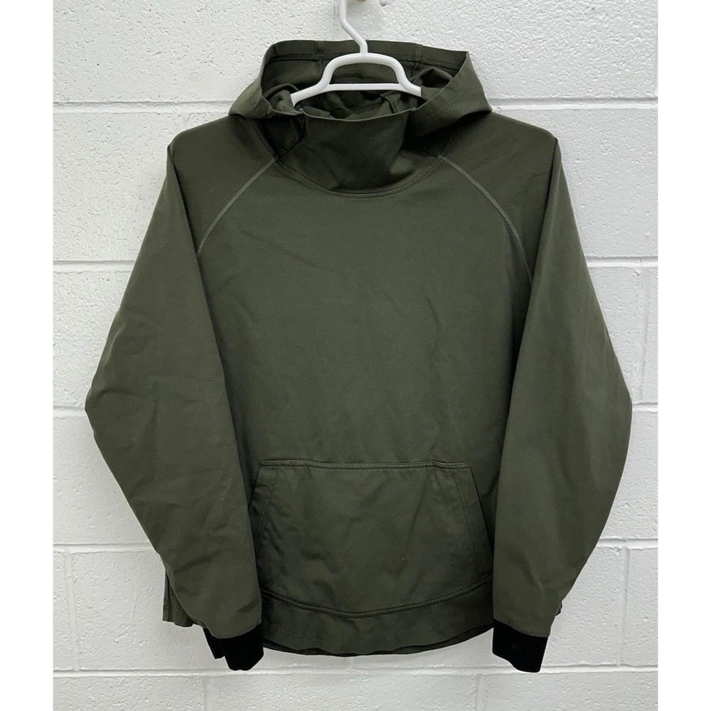BYLT Premium Drop Cut Pullover Hoodie Mens Size XL Green Longsleeve Hoodie
